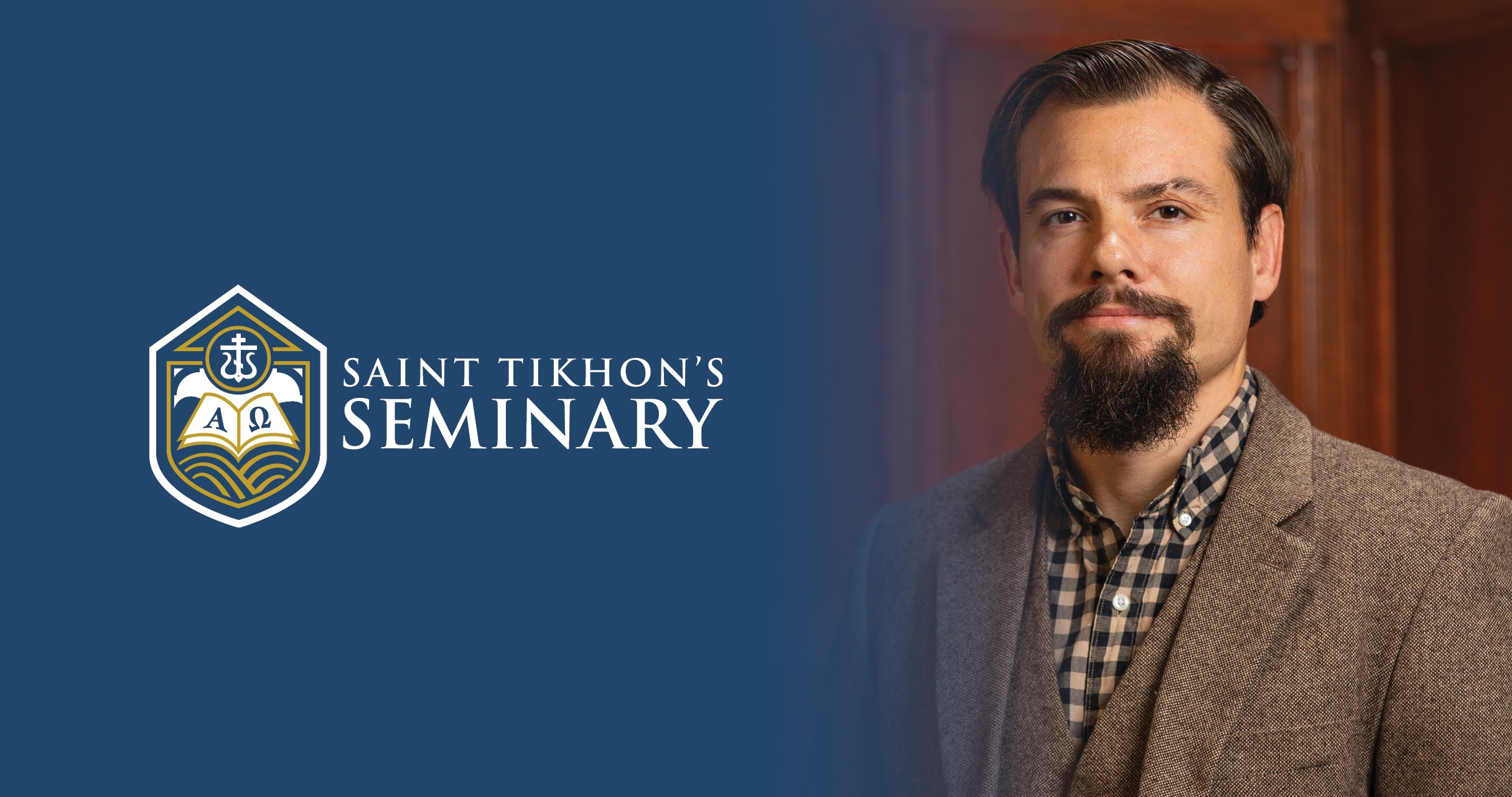 St. Tikhon's Seminary News & Events new professor of Church History, Justin Smith.