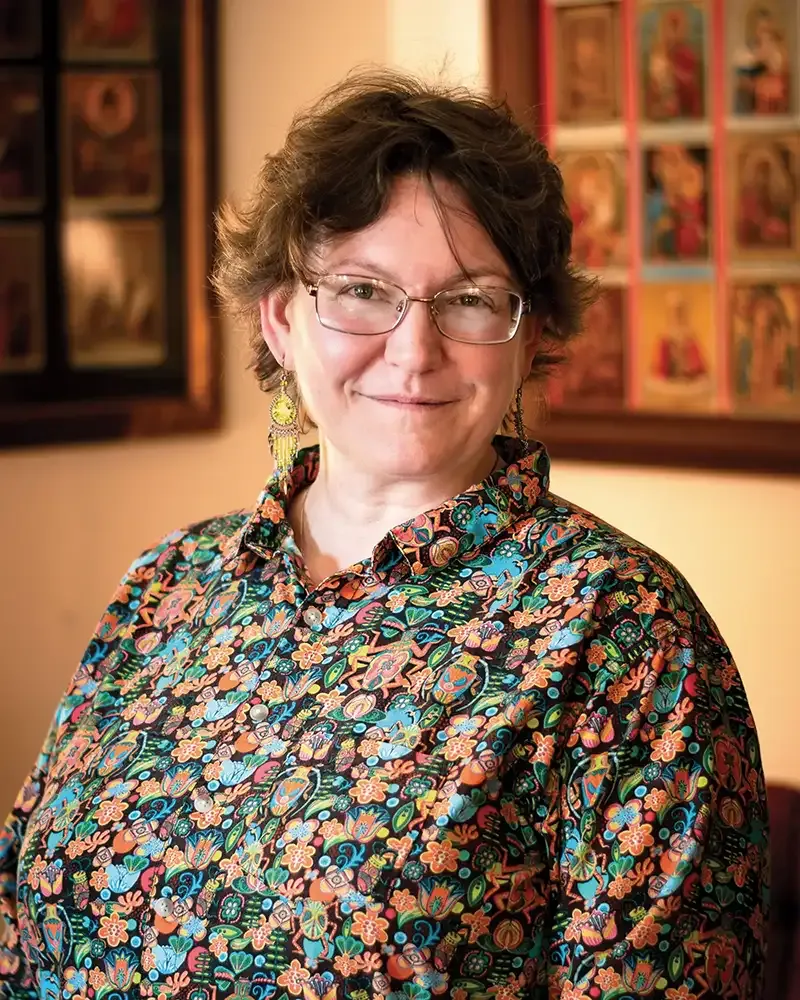 St. Tikhon's Seminary Registrar and Director of Institutional Effectiveness, Katherine Cardell.