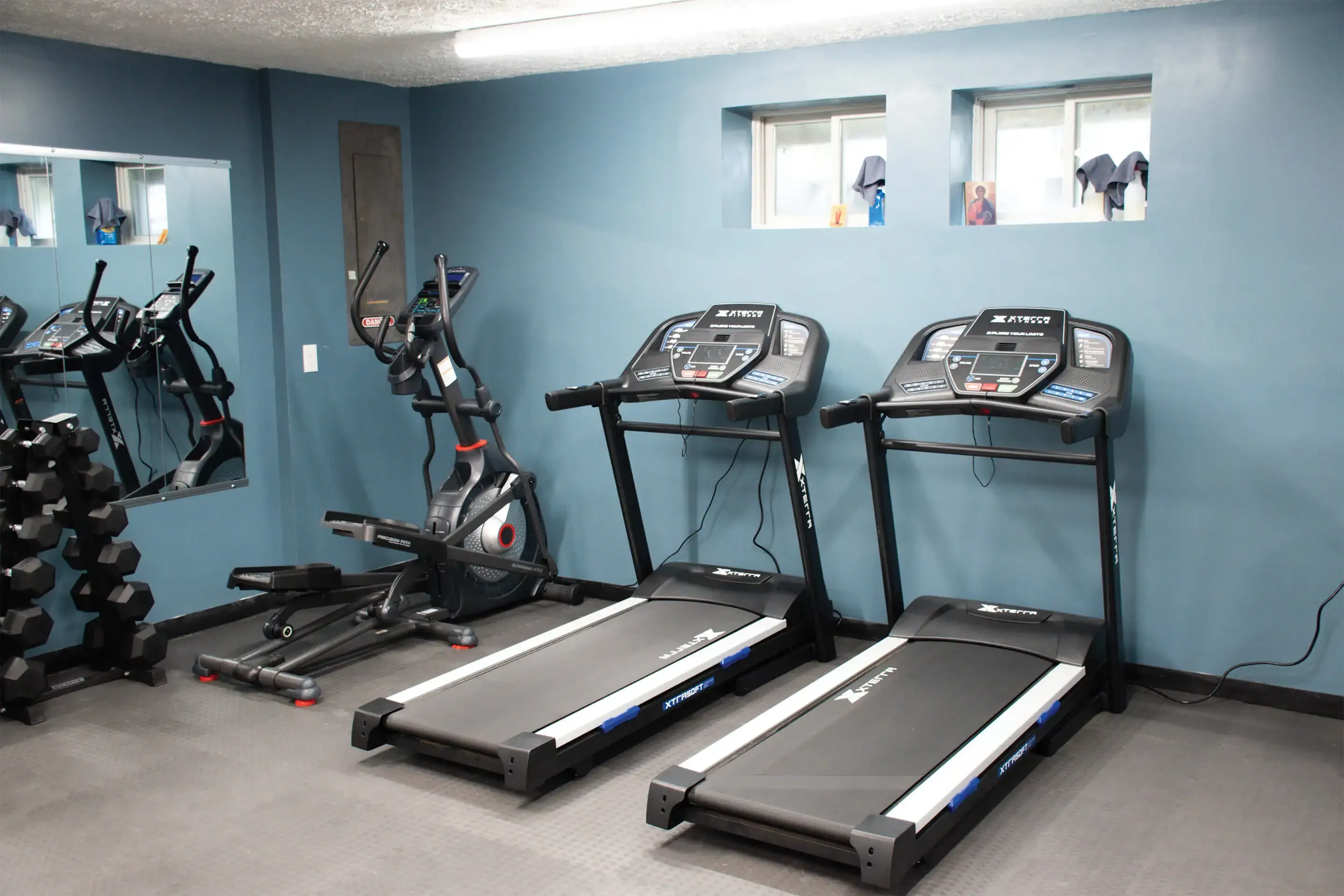 St. Tikhon's Seminary Community Excersize Facilities treadmills and exercise bike.