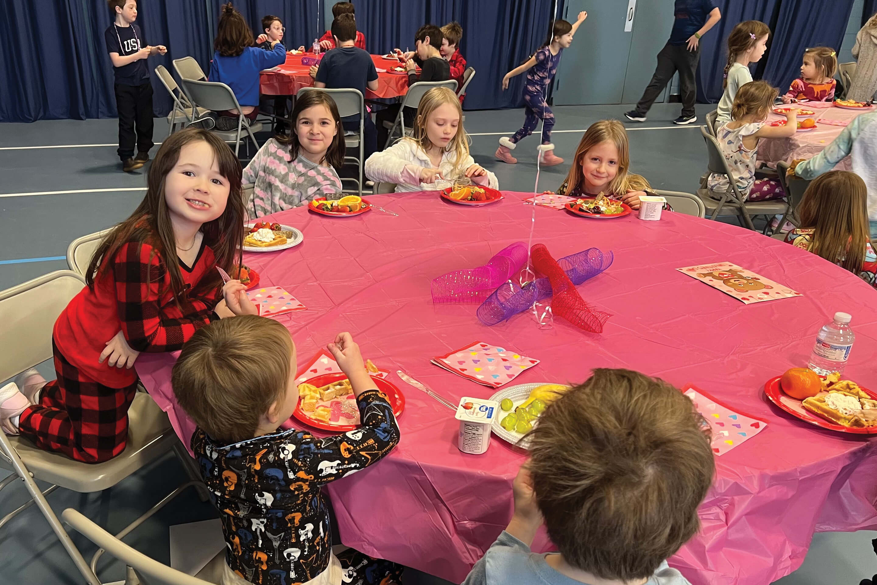 St. Tikhon's Seminary Community seminary children enjoying a children's Valentine party.