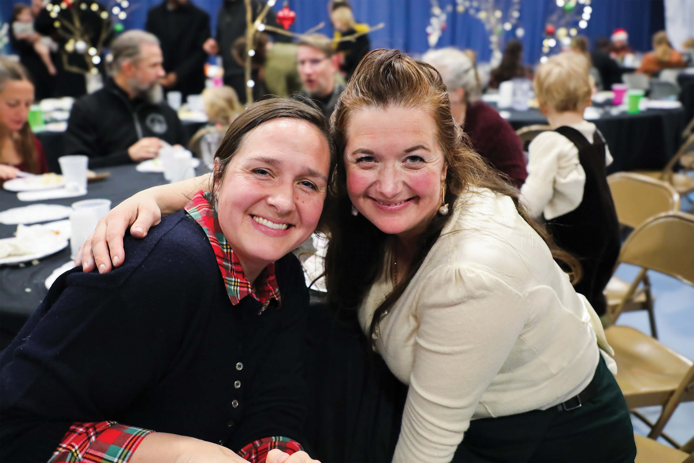 St. Tikhon's Seminary Community seminarian wives enjoying the yearly St. Nicholas Day festivities.