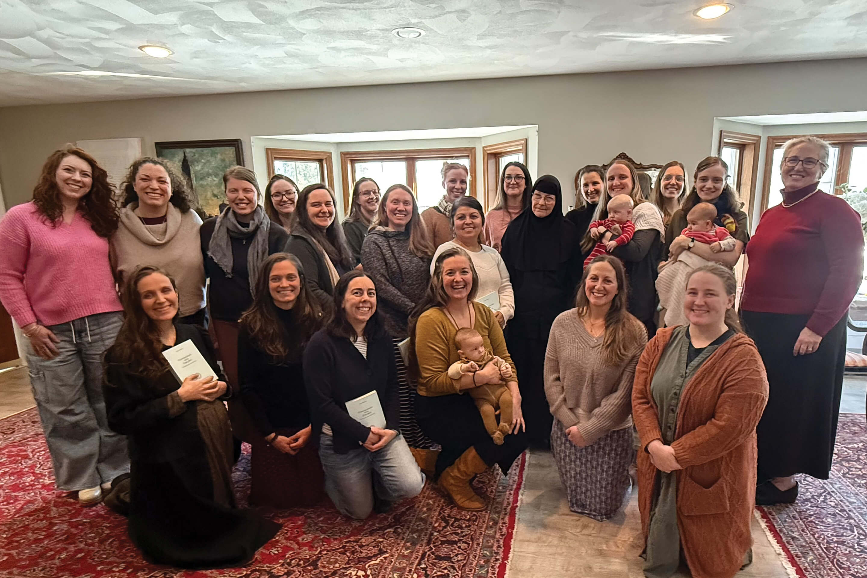 St. Tikhon's Seminary Wives Groups St. Nonna Sisterhood wives gathered with a guest speaker.