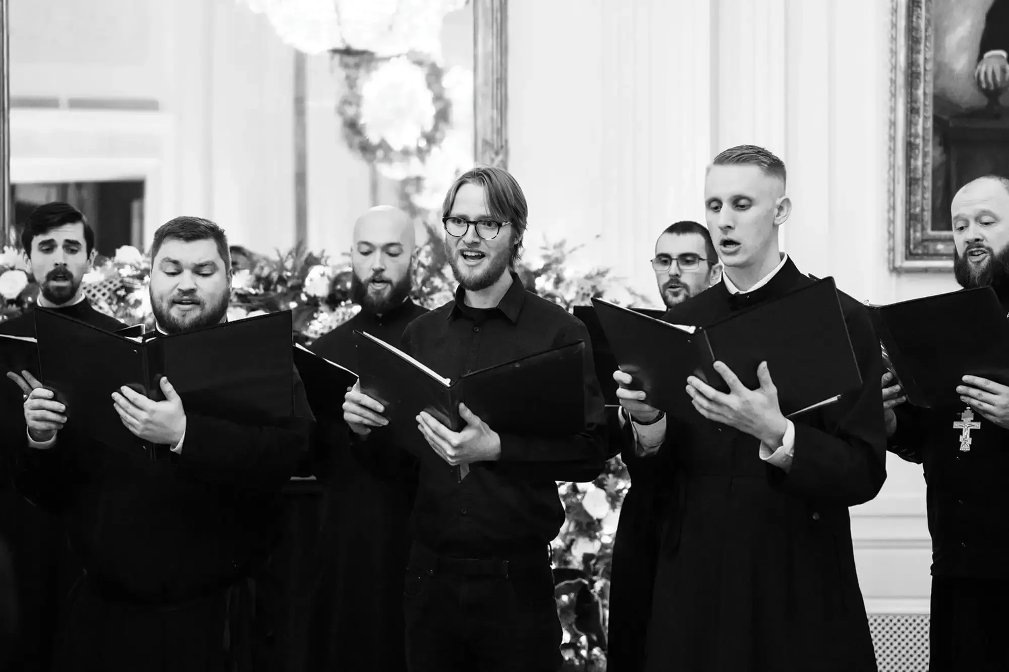 St. Tikhon's Seminary Stories Michael Katalenich singing with the Mission Choir.