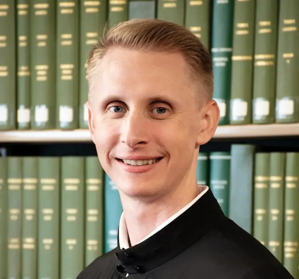 St. Tikhon's Seminary News and Media Student Stories: Seminarian Andrew Benton headshot.