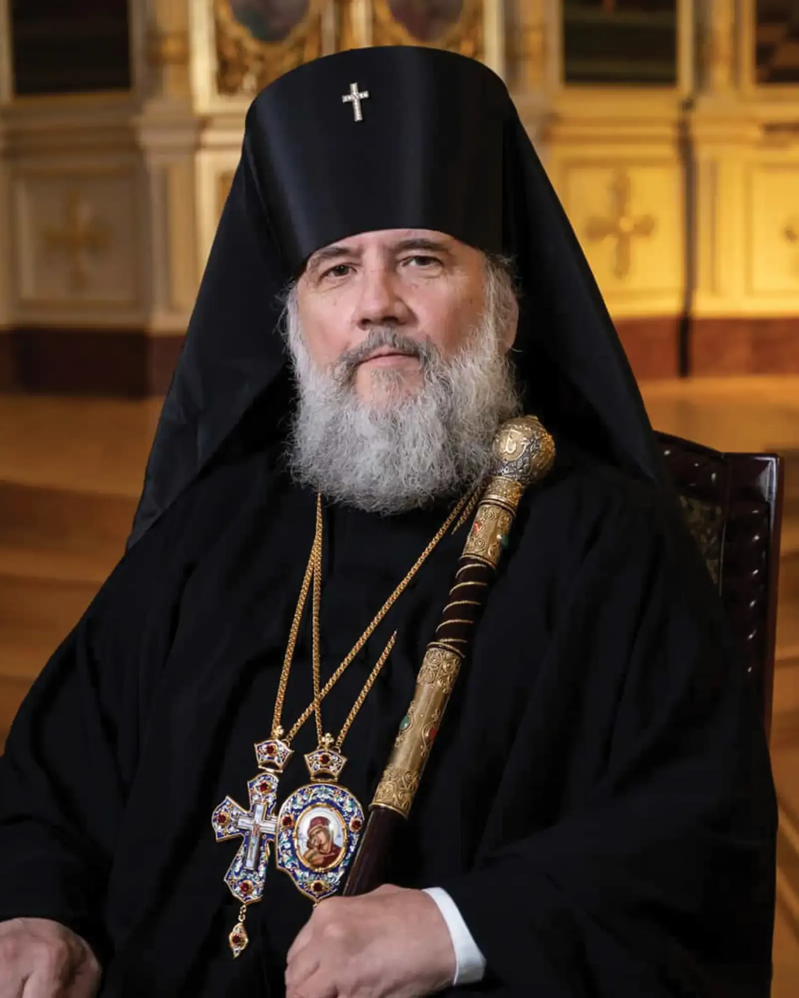 St. Tikhon's Seminary Board of Trustees member Archbishop Daniel of Chicago and the Midwest