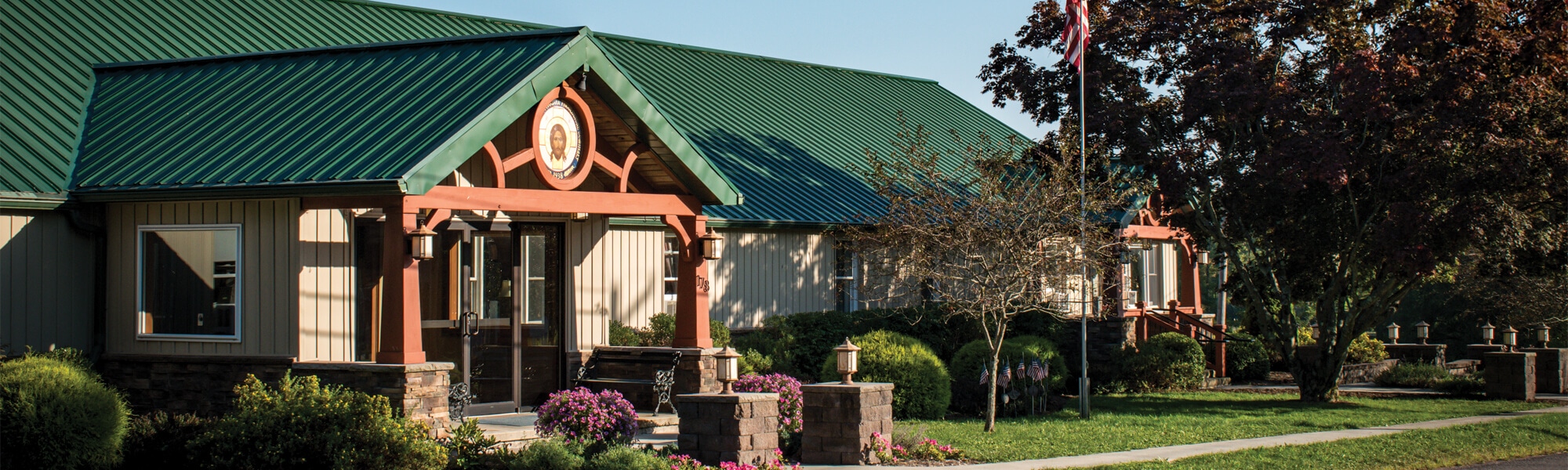 St. Tikhon's Seminary main administration building front entrance