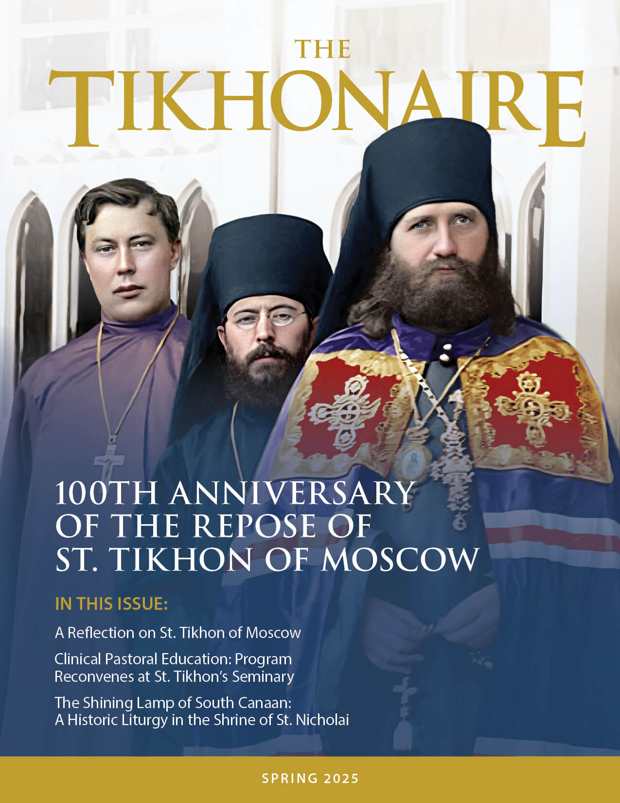 St. Tikhon's Seminary News & Media The Tikhonaire spring 2025 colorized image of the "Fond du Lac Circus."